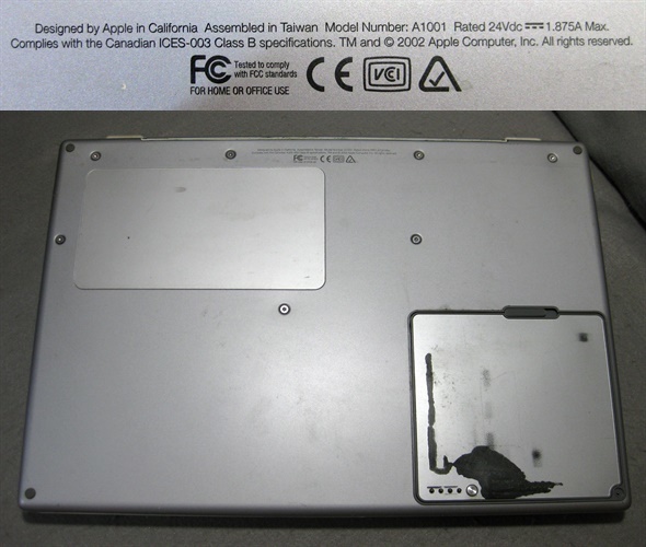 箱m586 Powerbook G4 Titanium A1001 667 os9.2.2単独 +10.1.4 リストア _画像7
