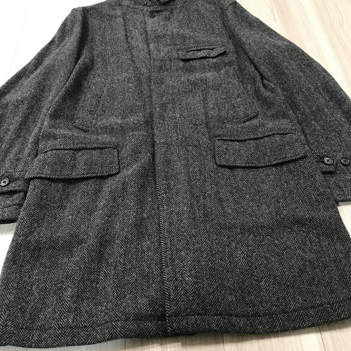 . work woolrich company manufactured M Woolrich engineered garments engineered garments Chesterfield coat herringbone jacket nigel cabourn