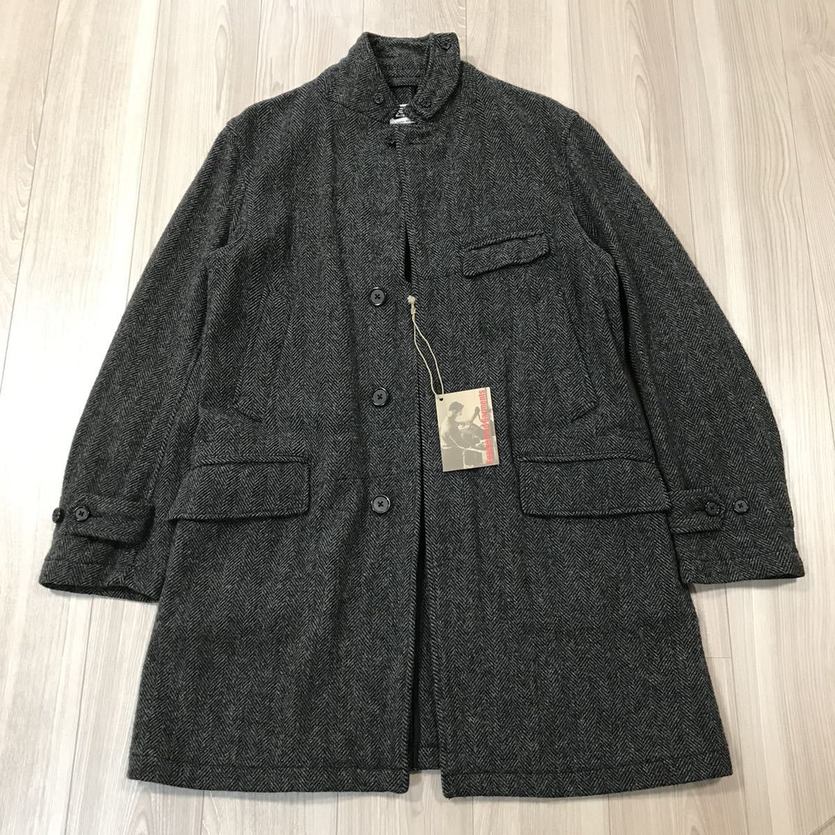 . work woolrich company manufactured M Woolrich engineered garments engineered garments Chesterfield coat herringbone jacket nigel cabourn