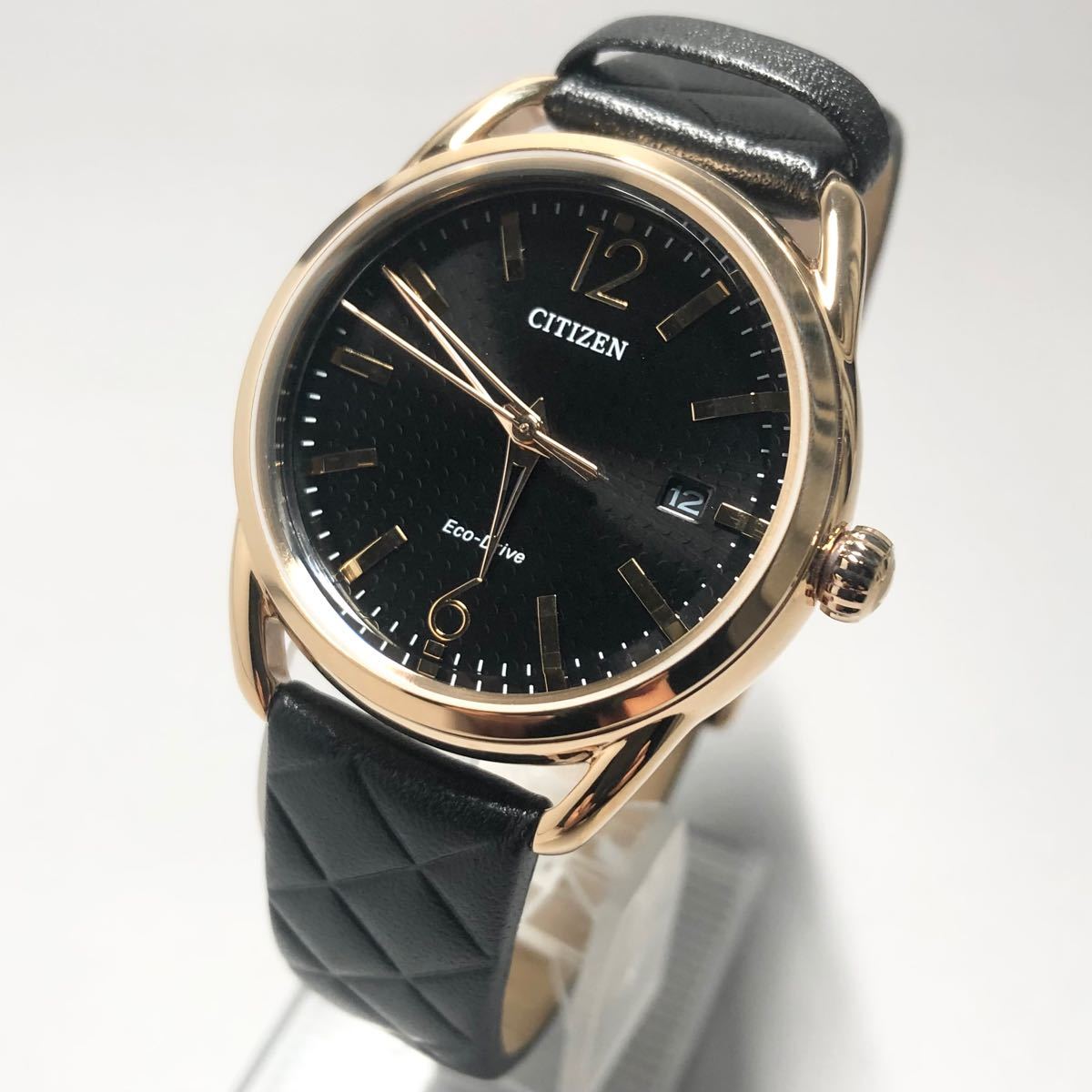 新品】CITIZEN/シチズン エコドライブ ブラック レディース腕時計