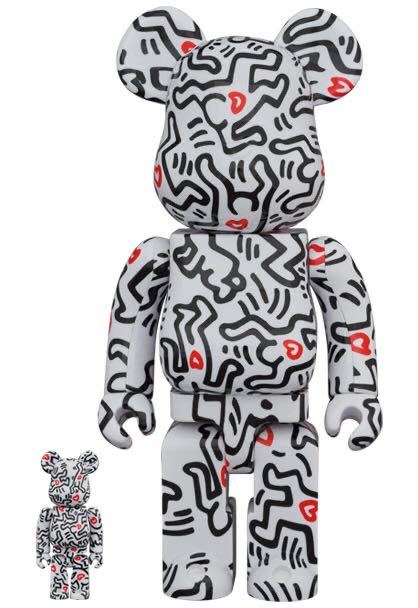 キース・ヘリング/KEITH HARING #8 ベアブリック/BE@RBRICK 100%&400%(メディコムトイ・フィギュア)_画像3