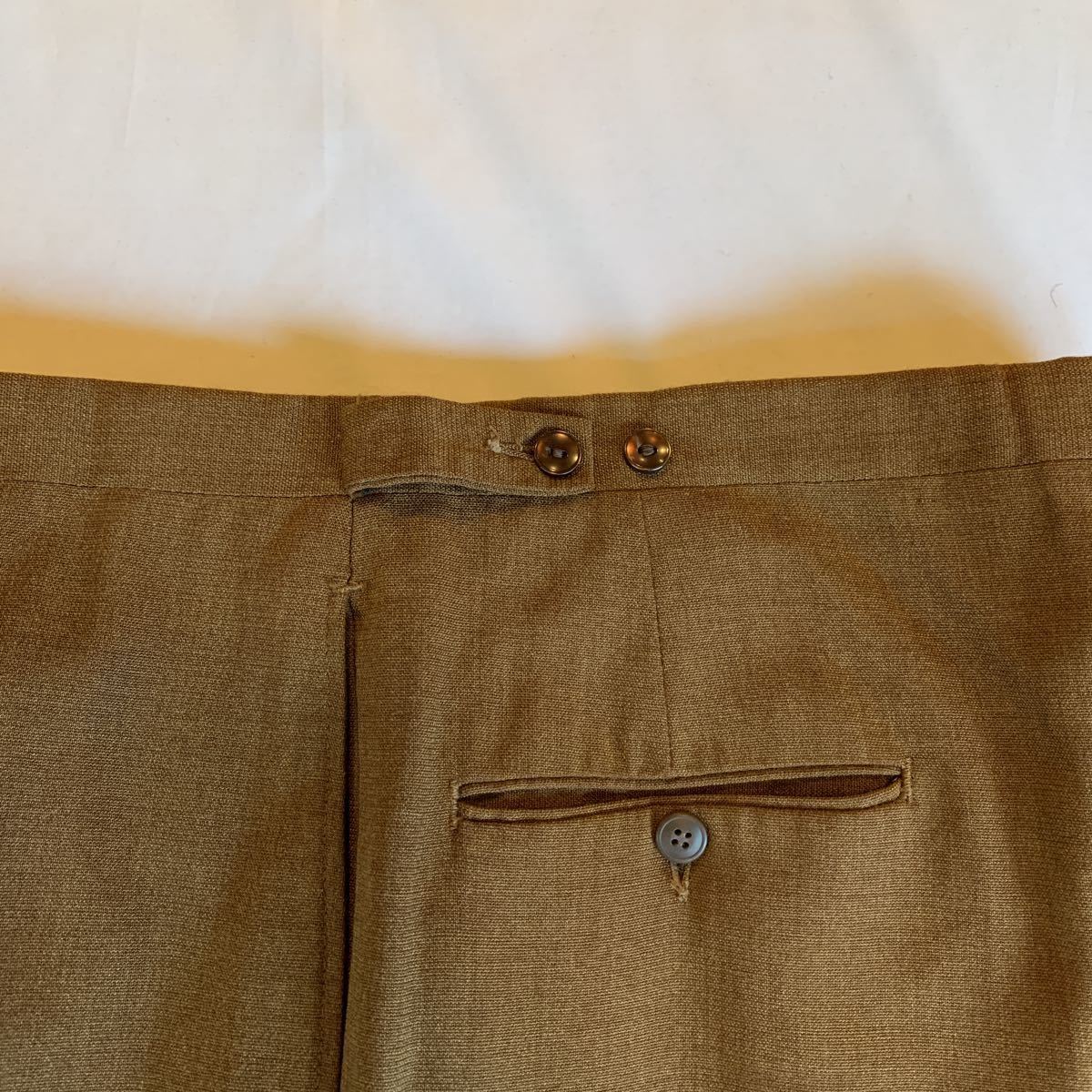 60s TAPERED SLACKS ヴィンテージ ビンテージ テーパードスラックス ベルトループレス アジャスター アメトラ トラッド TRAD 50s_画像5