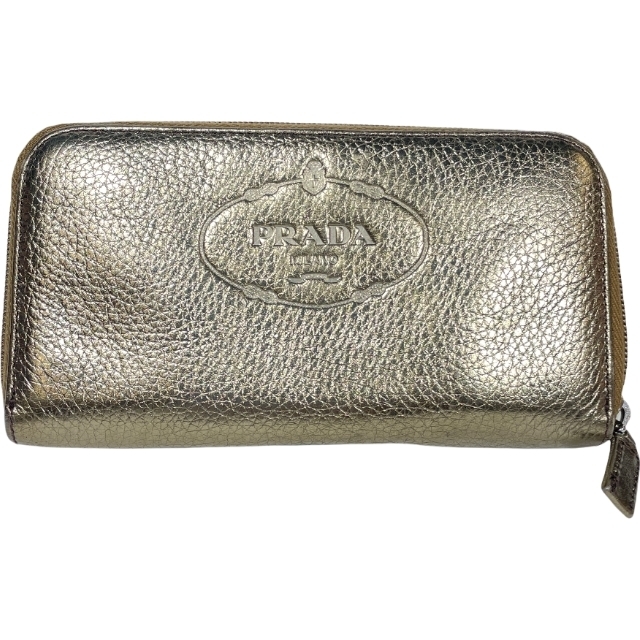 PRADA プラダ 1M0506 VIT.DAINO ラウンドファスナー 長財布 レザー 型