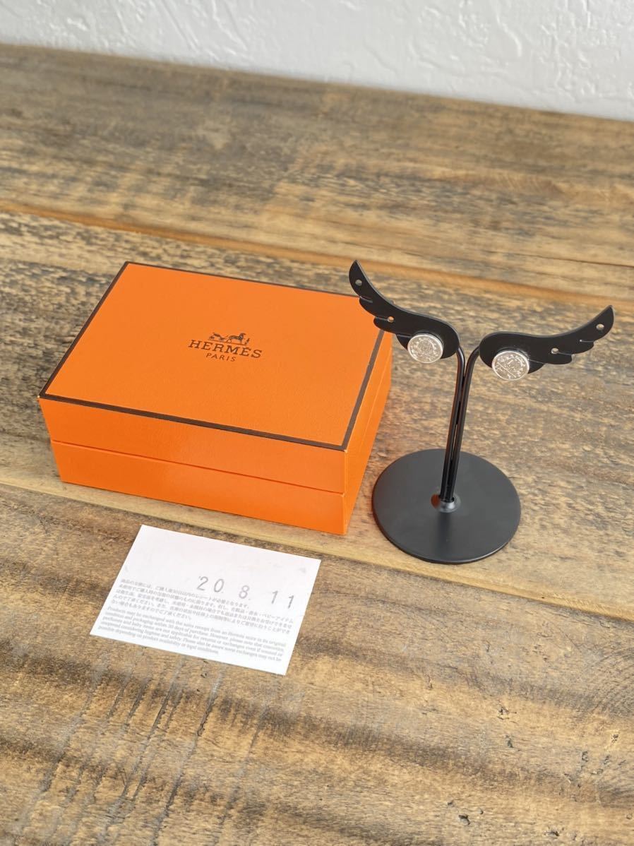 エルメス超希少美品HERMES ピアス エクスリブリス