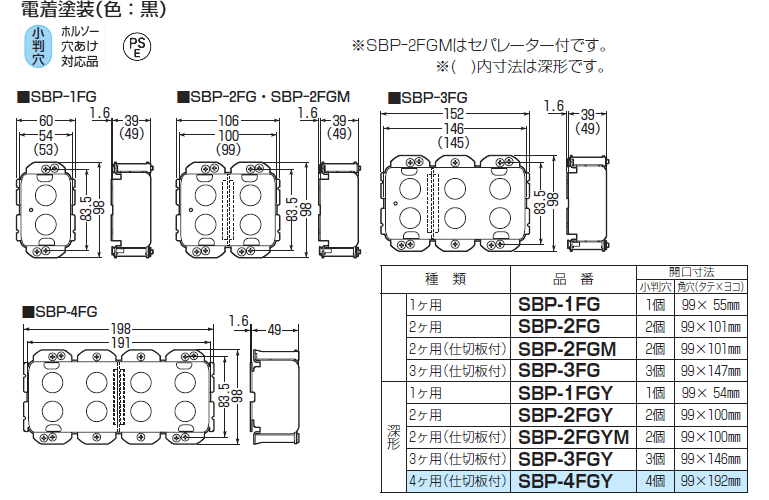 *MIRAI* future industry SBP-2FGY small stamp hole ho ruso- panel box ( iron made ) deep shape 2 pieces for after attaching scissors box divider door ... shop Mira i store 