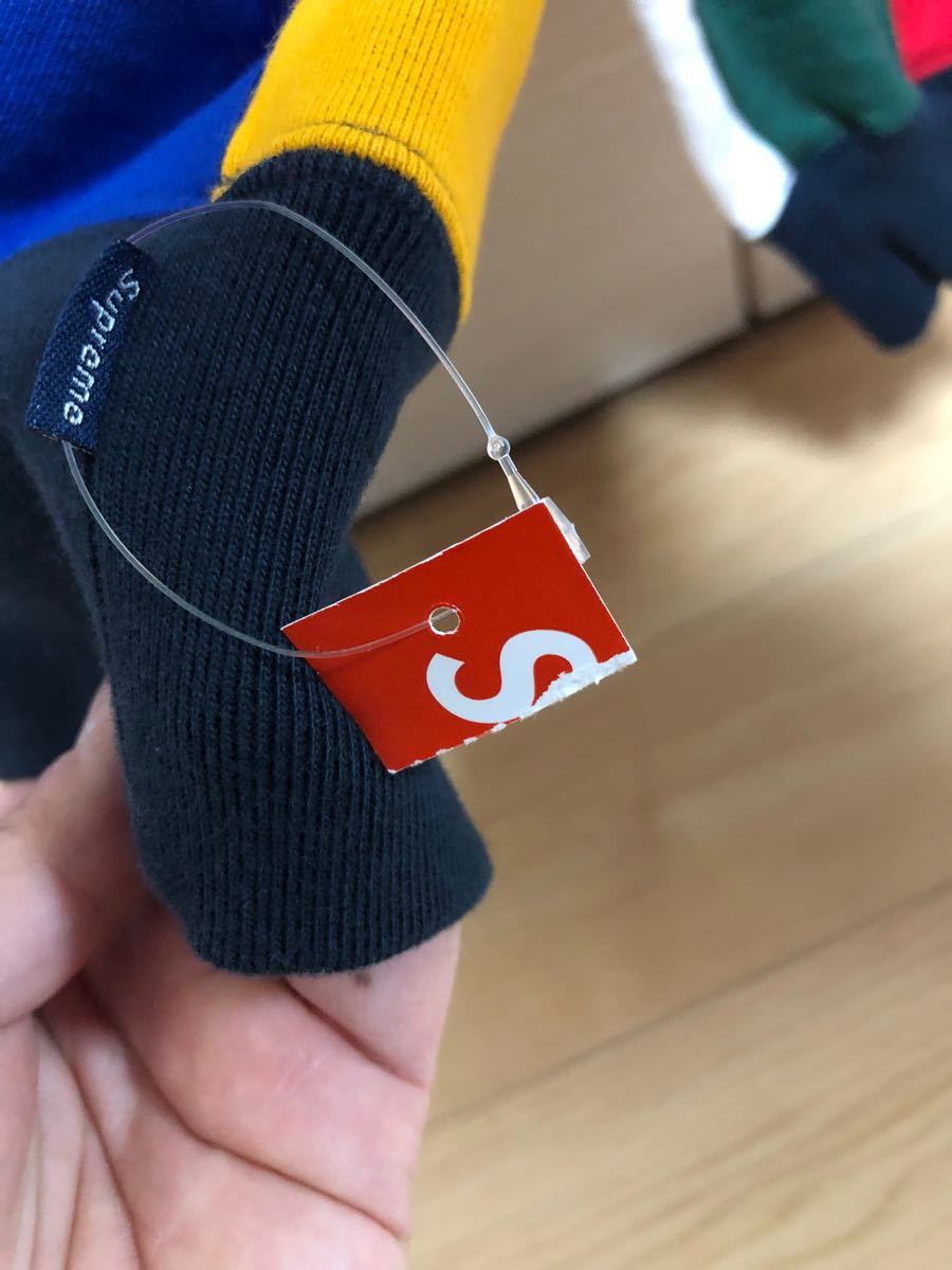 美品 半タグ付き Supreme シュプリーム パーカー パッチワーク マルチ