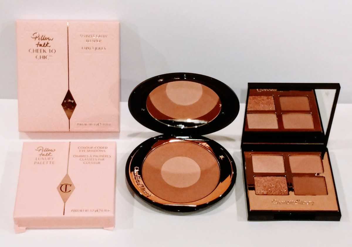 新品 シャーロット ティルブリー ピロートーク アイシャドウ チーク セット Charlotte Tilbury アイシャドウパレット チーク ハイライト