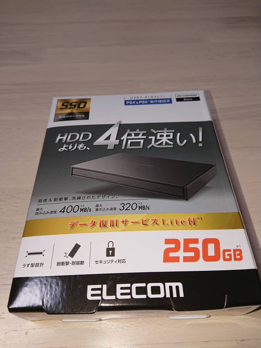 ELECOM USB3.1 USB3.0 外付けポータブルハードディスク TVシリーズ BLACK テレビ録画 