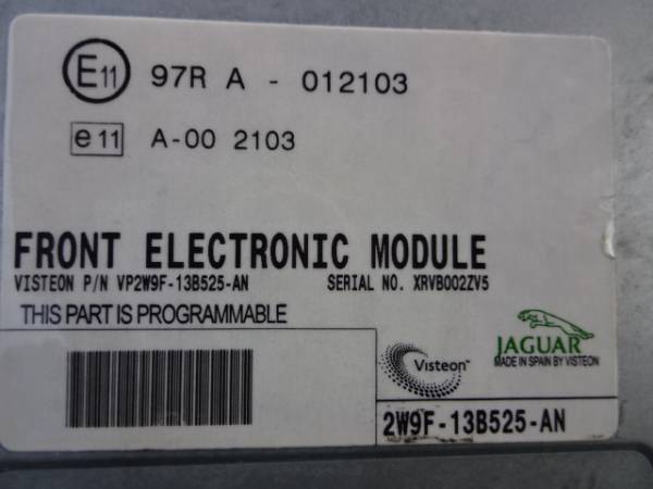 * Jaguar XJ-8*X350* front electronic module *07 year * mileage 26.648 kilo 