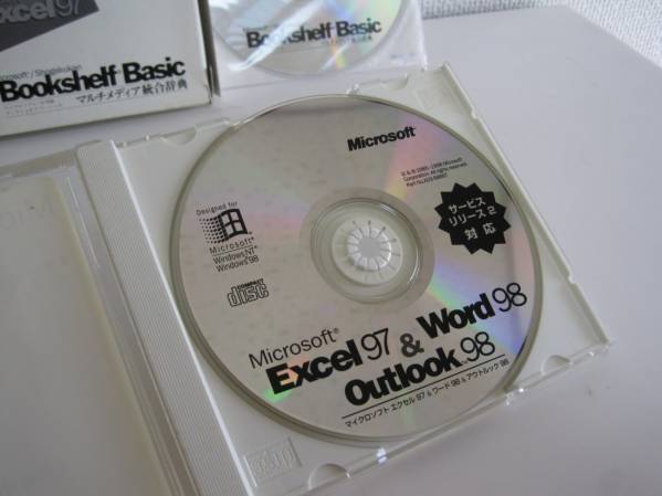 *中古☆ Excel97&Word98&Outlook98+Bookshelf♪_画像1