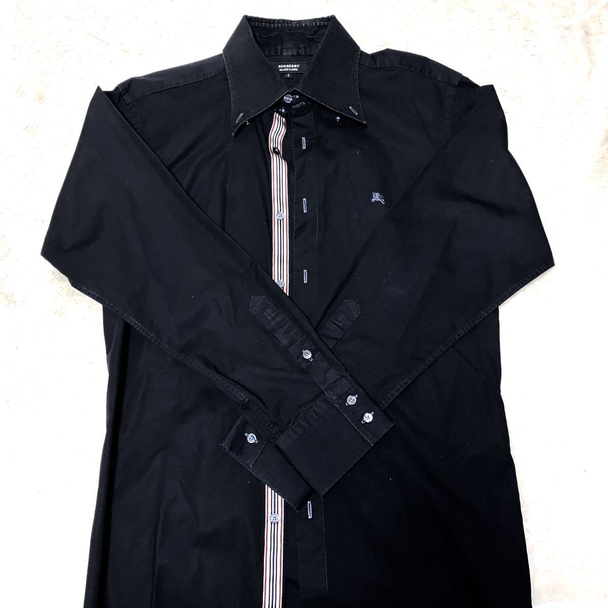 BURBERRY BLACK LABEL BMW03-801-09/長袖シャツ/3(サイズL BURBERRY BLACK LABEL BMW03-801-09/長袖シャツ/3(サイズL