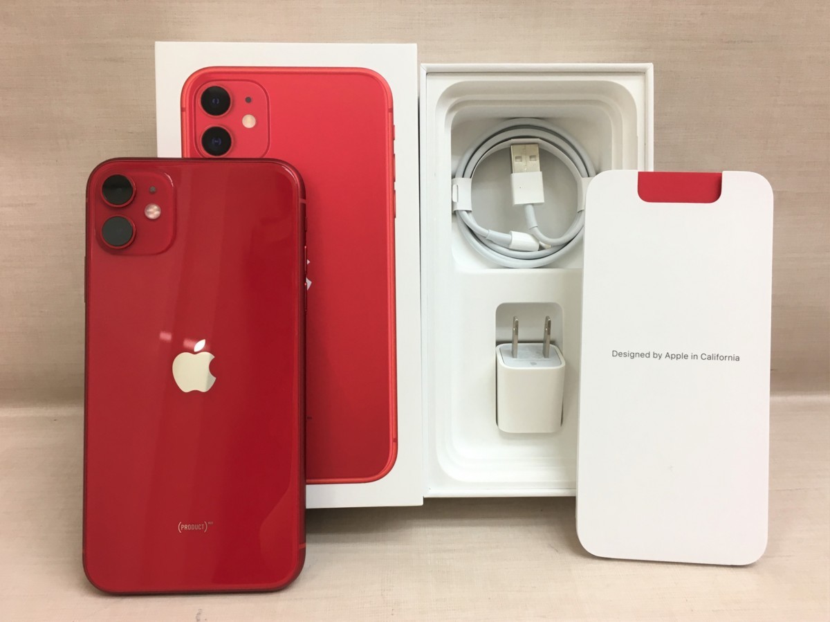iPhone 11 PRODUCT RED 64 GB SIMフリー - rehda.com