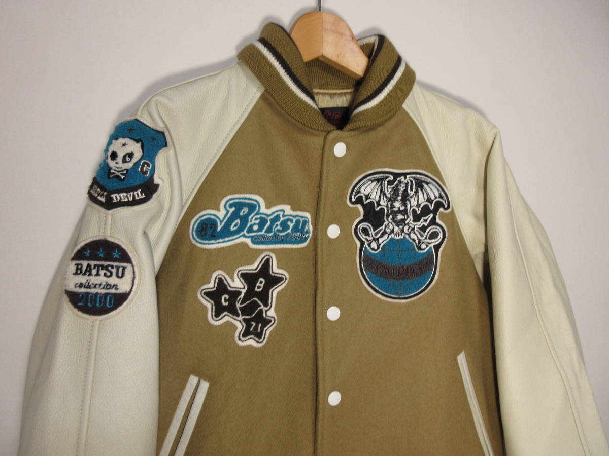 激安】 BA-TU CLUB バツ 袖革スタジャン 豪華デコレーション仕様 表記サイズM - Mサイズ - labelians.fr 激安】 BA-TU CLUB バツ 袖革スタジャン 豪華デコレーション仕様 表記サイズM - Mサイズ - labelians.fr