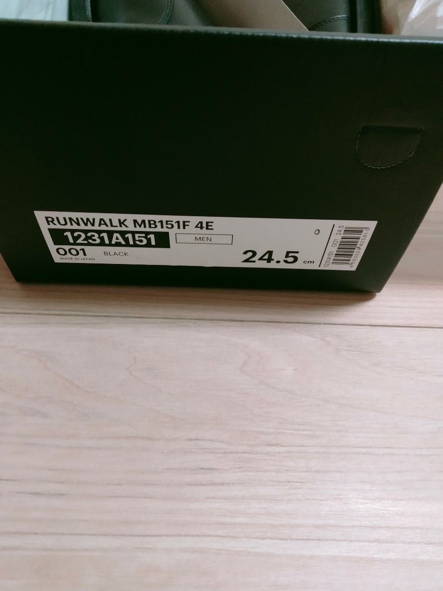 新品】ASICSランウォークMB151F 定価28 600円 日本製 24 5cm4E エア