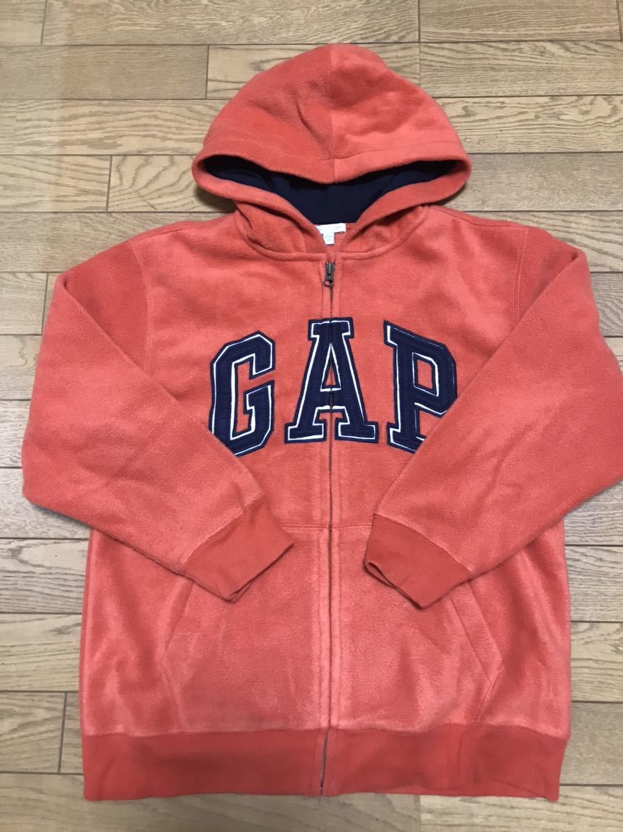 GAP KID*S FULL ZIP FLEECE HOODIE size-160( длина одежды 62 ширина 52) б/у ( очень красивый товар ) NCNR