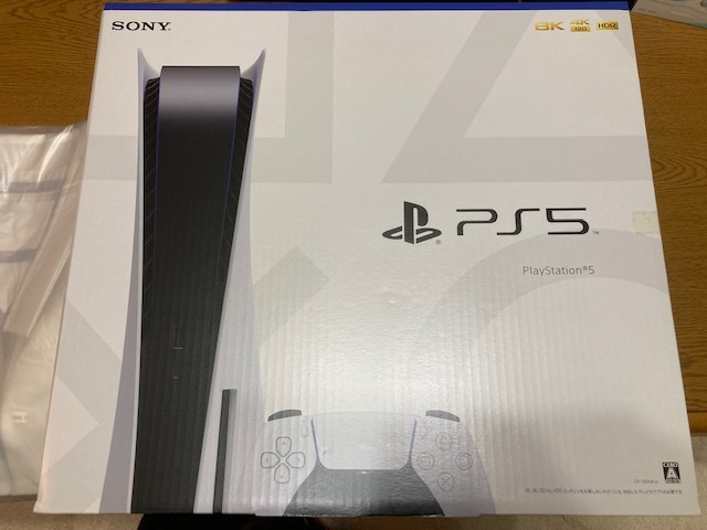 送料無料 新品未開封 PS5 本体 SONY Playstation5 CFI-1000A01 ディスクドライブ搭載 通常版+オリジナルデザインエコバック付き！ _画像1