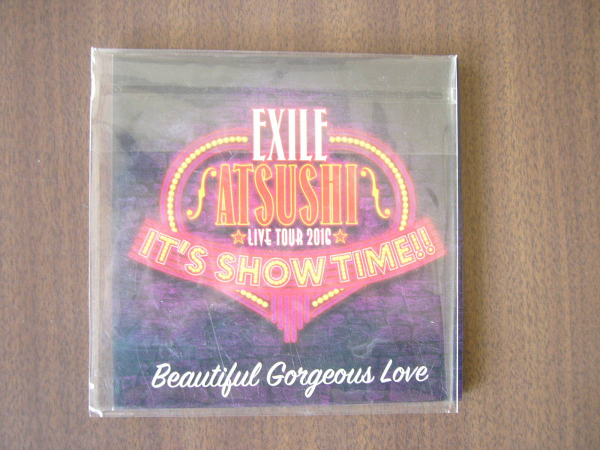 EXILE ATSUSHI LIVE TOUR 2016 "IT'S SHOW TIME!!" 「Beautiful Gorgeous Love ～Exclusive Ver.～」 紙ケース_画像2