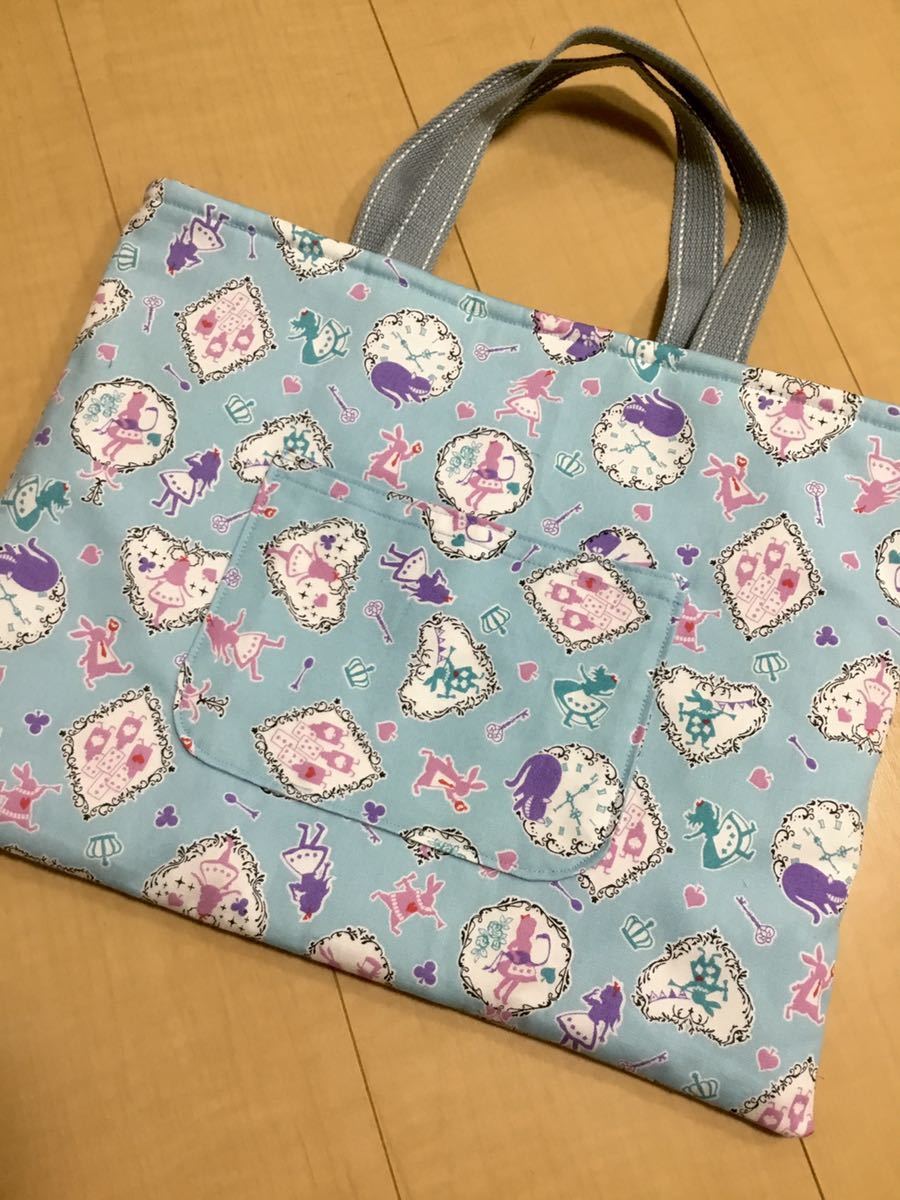 PayPayフリマ|ハンドメイド レッスンバッグ 入園グッズ 入学準備 アリス 水色 手作り PayPayフリマ|ハンドメイド レッスンバッグ 入園グッズ 入学準備 アリス 水色 手作り