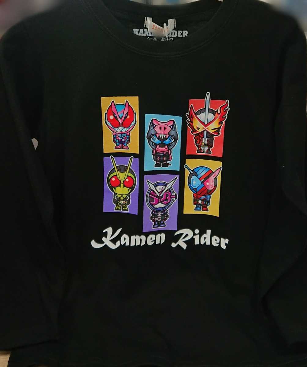 即決 仮面ライダー キッズロングスリーブTシャツ【120】新品タグ付き 平成令和ライダー 仮面ライダーリバイス ロンT 長袖Tシャツ_バックプリントなし