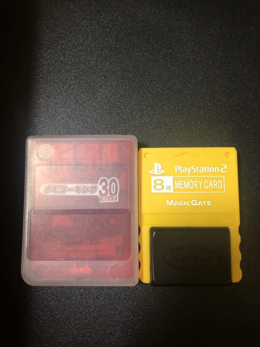 プレイステーション2 本体　ジャンク　ソフト6本　メモリーカード