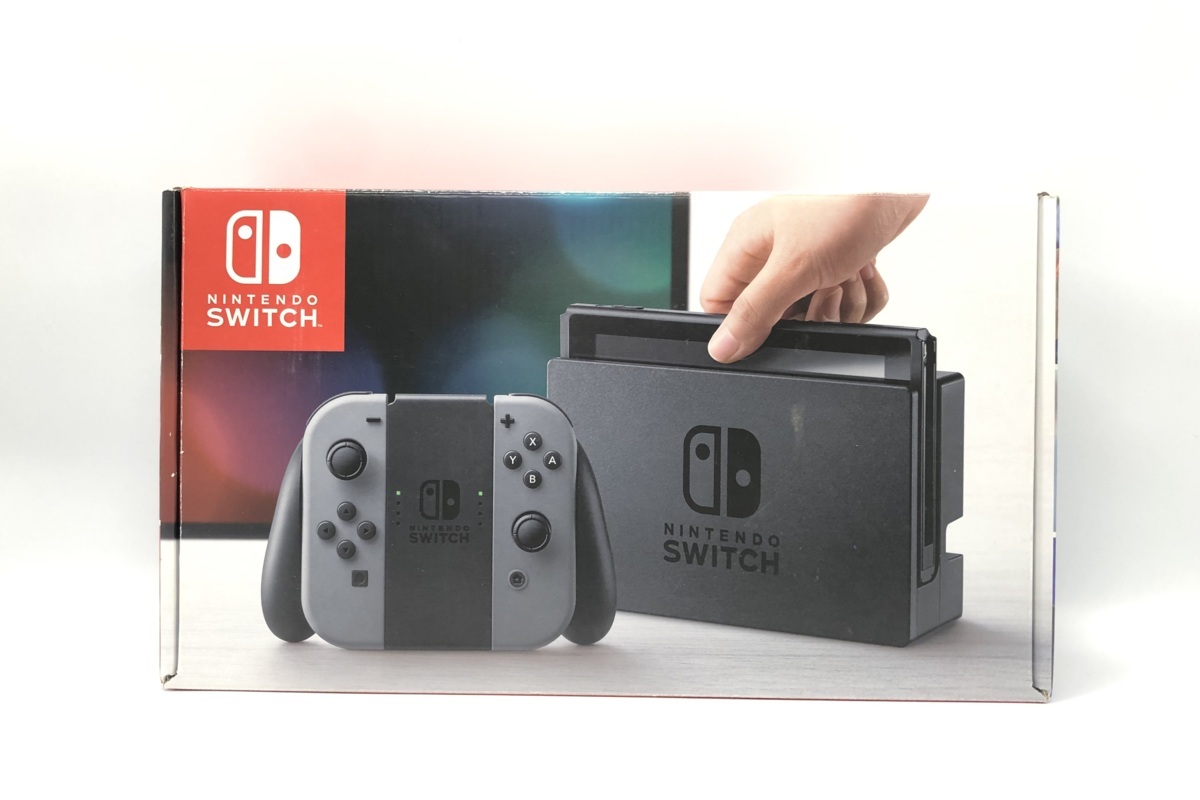 良品　ニンテンドースイッチ　ジョイコン　グレー　JOY-CON (L) (R)