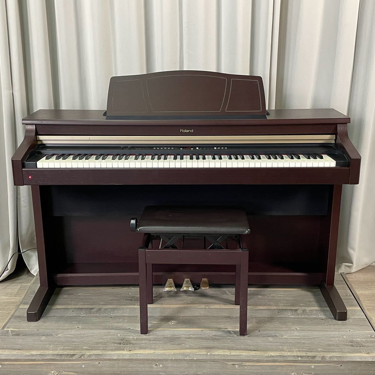 Yahoo!オークション - 3874 Roland 電子ピアノ HP-7SD-MH 2006年 Yahoo!オークション - 3874 Roland 電子ピアノ HP-7SD-MH 2006年
