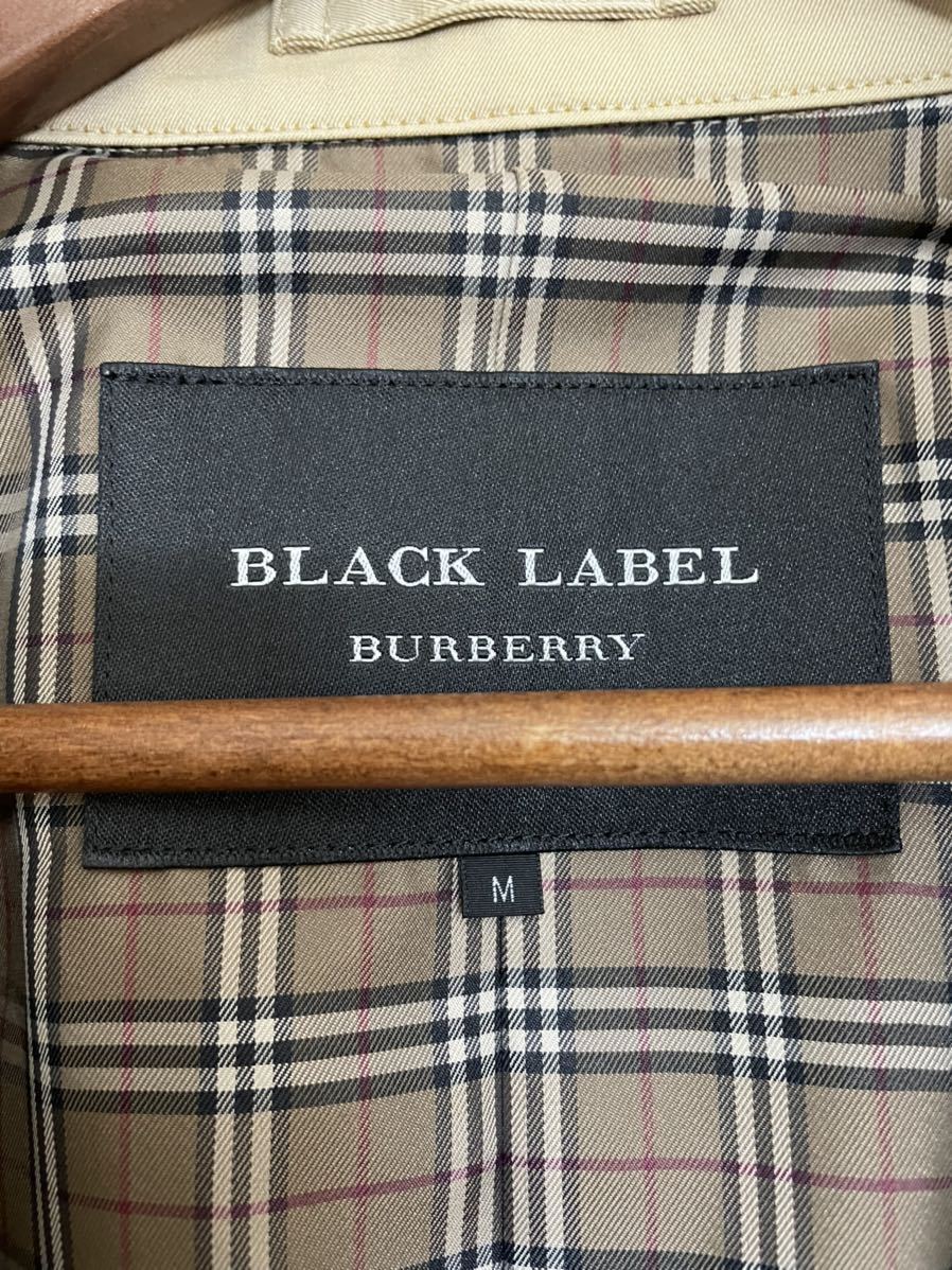 バーバリーブラックレーベル トレンチコート ノバチェック BURBERRY BLACK LABEL_画像6