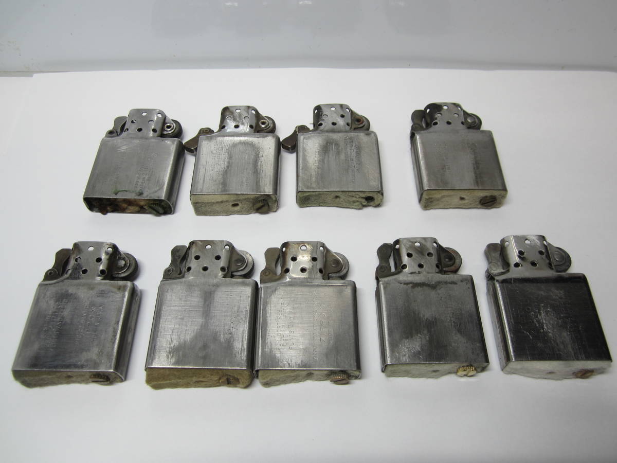 ☆Vin-Zippo☆ インサイドユニット JUNK-INNER 9個セット ヴィンテージ 1959-63年 1963-67年 1968-70年  1970-76年 1976-83年 1984年