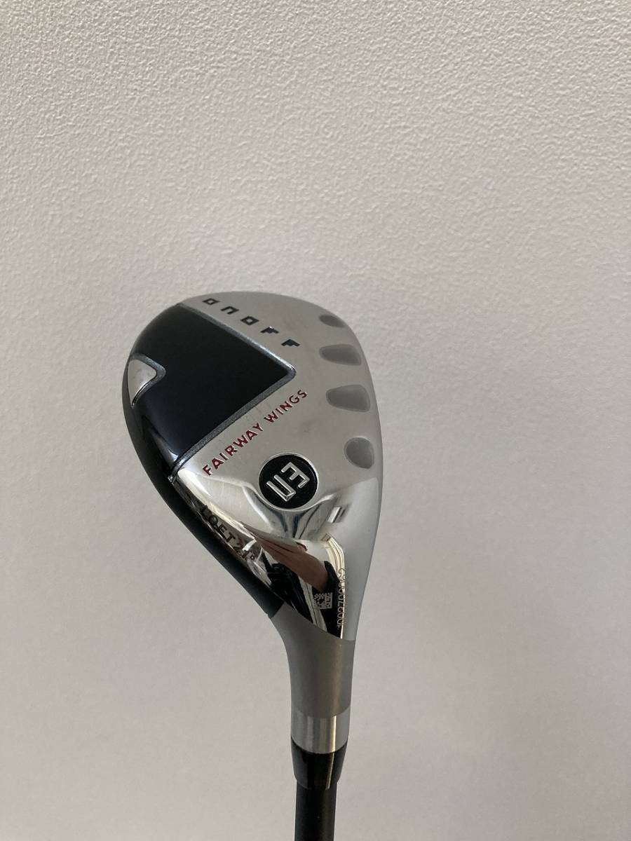 美品】オノフ ユーティリティ ONOFF FAIRWAY WINGS KURO 2019 U3 21度