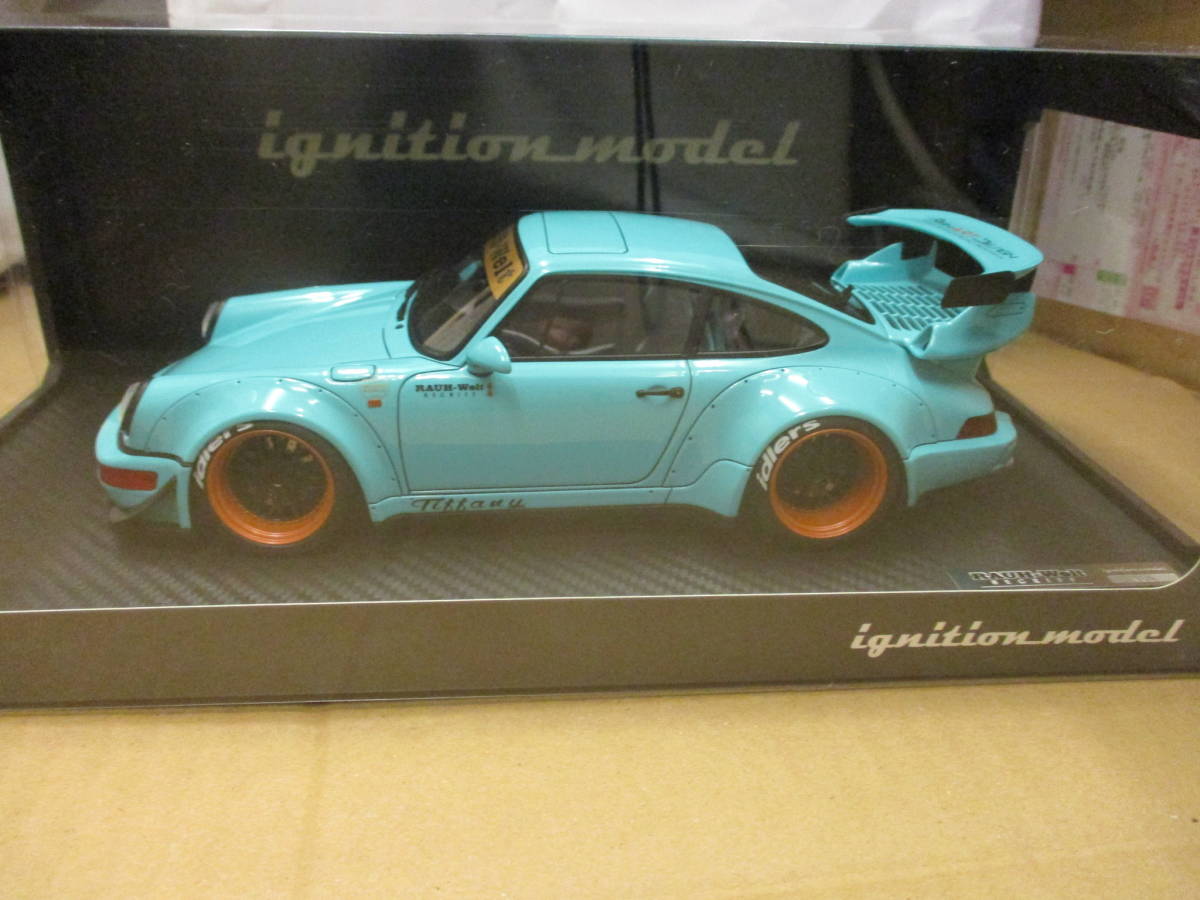 イグニッションモデル RWB 964 ライトブルー WORKマイスターM1タイプ