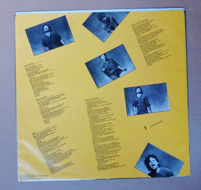 JOHN COUGAR MELLENCAMP「JOHN COUGAR」米ORIG [RIVA] シュリンク美品_画像3