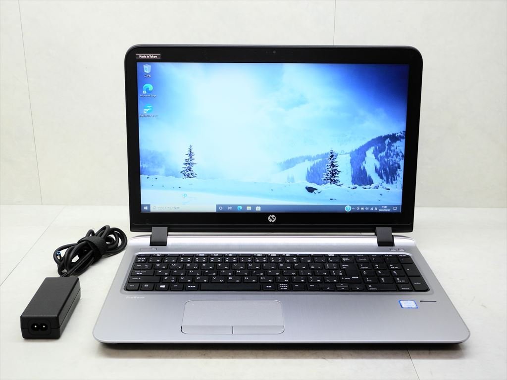 ☆美品☆第6世代☆HP☆ProBook 450G3☆Core i3 2.30GHz/4GB/500GB/Sマルチ/無線/Bluetooth/カメラ/Office/Win10 DtoD領域/東京生産☆1円☆_画像1