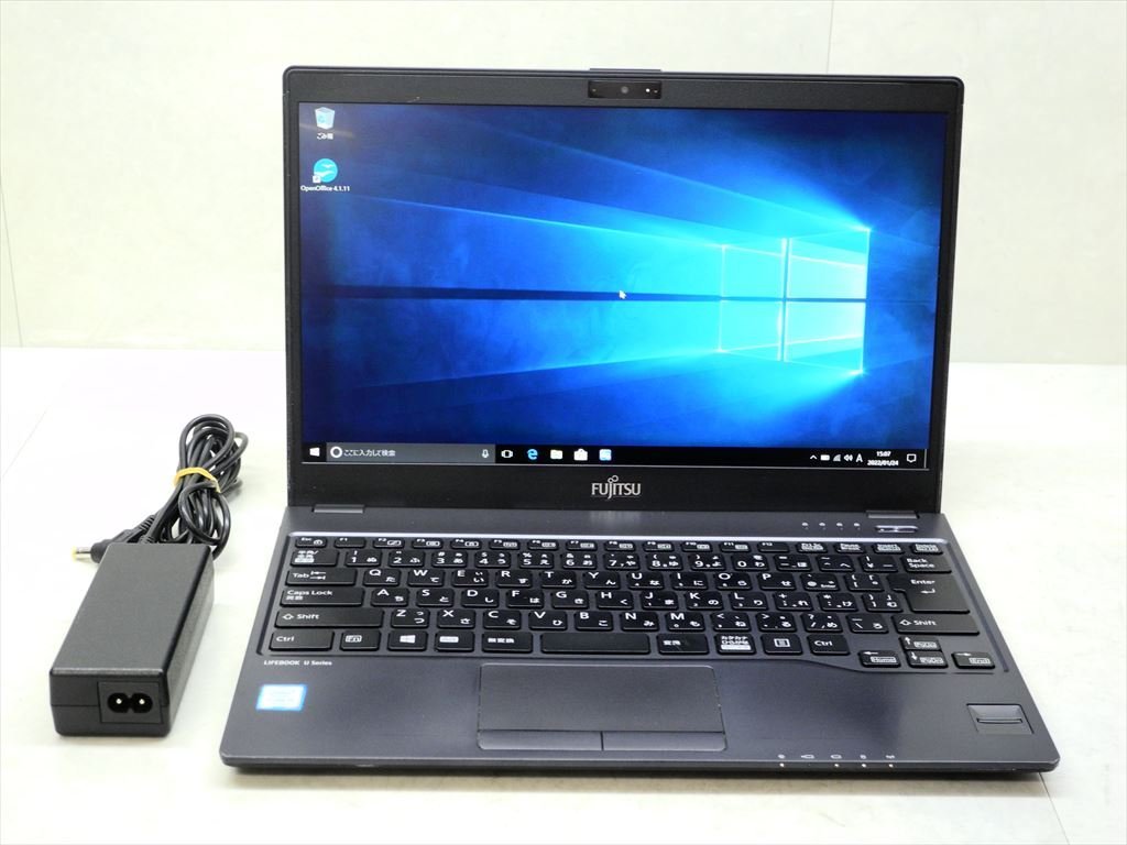 ☆第7世代☆富士通☆高解像度1920×1080☆LIFEBOOK U937/P☆Core i5 2.60GHz/4GB/SSD128GB/無線/Bluetooth/カメラ/Office/DtoD領域☆1円☆_画像1