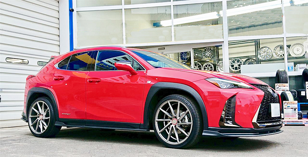 ★LEXUS UX250h FSPORT カーボン フロント リップ スポイラー AG型 2018/11-現行☆_画像2