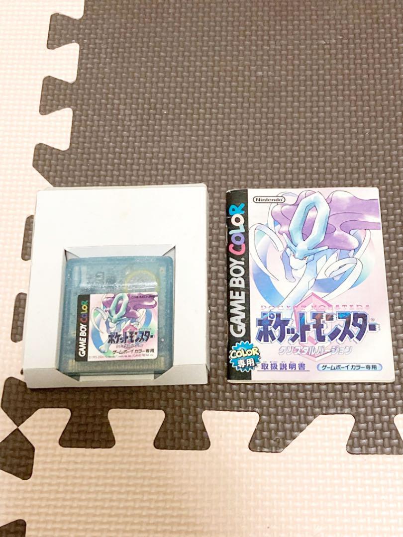 GBC ゲームボーイカラー　ポケットモンスター　クリスタルバージョン　ポケモン　クリスタル　ゲームボーイ　任天堂　ニンテンドー