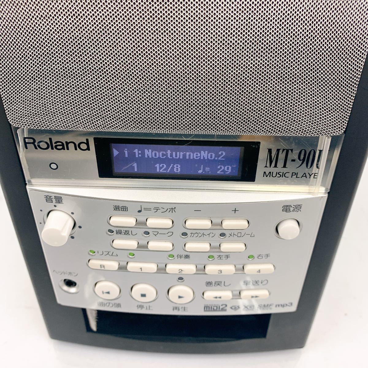 オーディオ機器 スピーカー EN39 Roland ローランド Music Player MT-90U マルチ フォーマット ミュージック プレーヤー WAV MP3 通電OK  中古 現状品 動作未確認