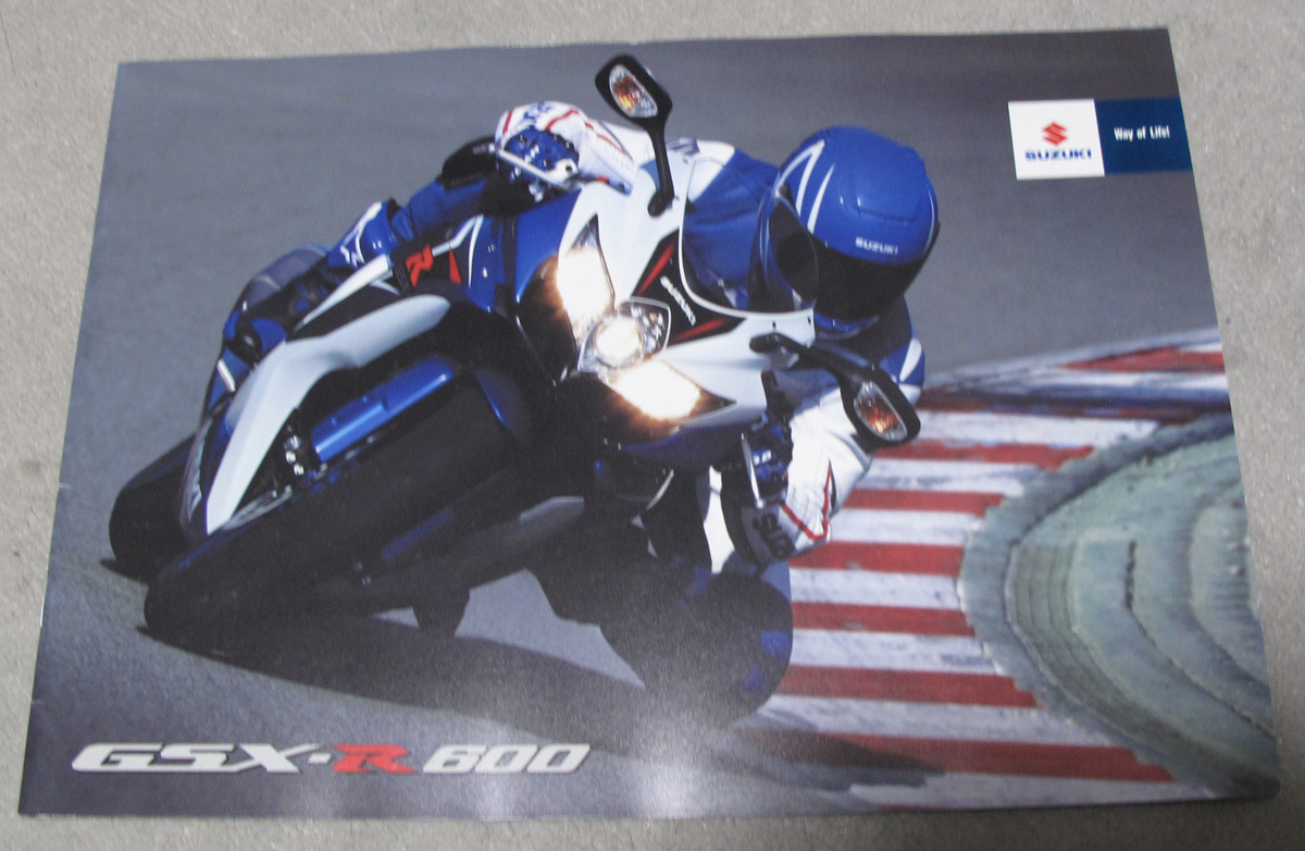 スズキ　GSX-R600　　2008年　カタログ　　海外仕様_画像1