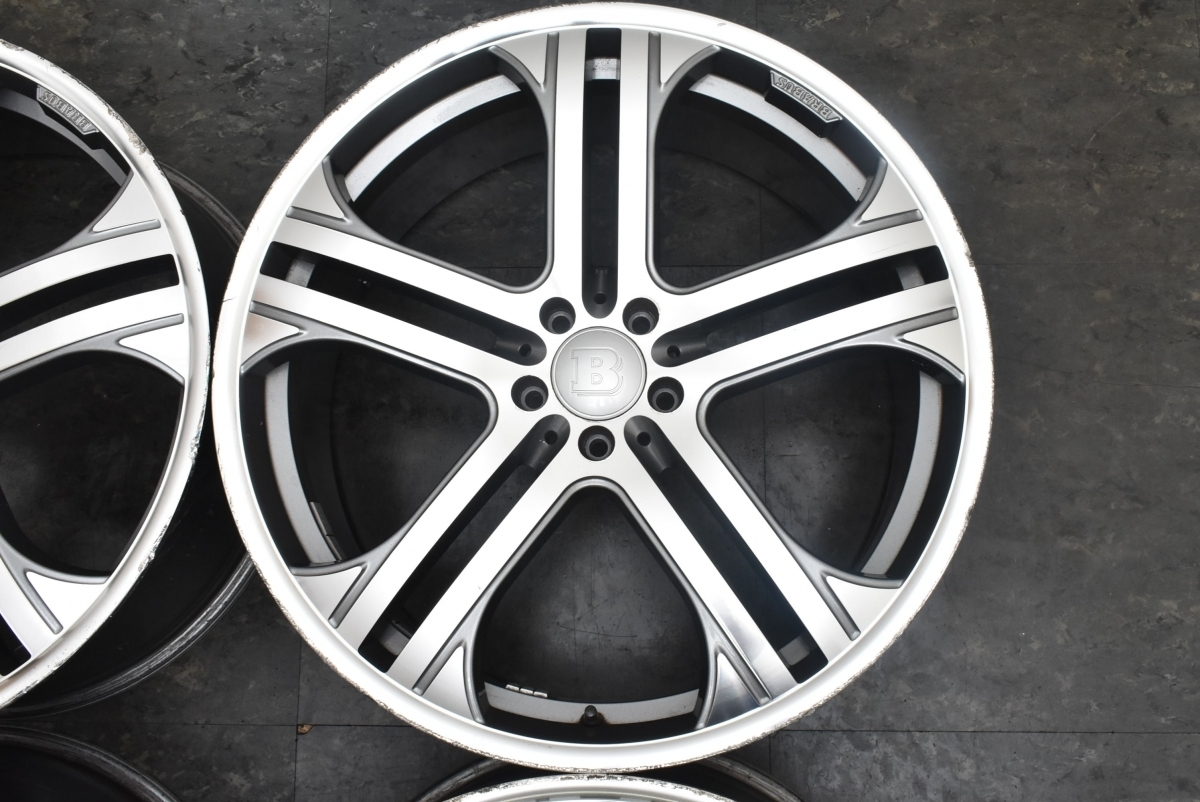 ブラバス モノブロックQ 22in ベンツ 45 9.0J W166 X253 PCD112 4本