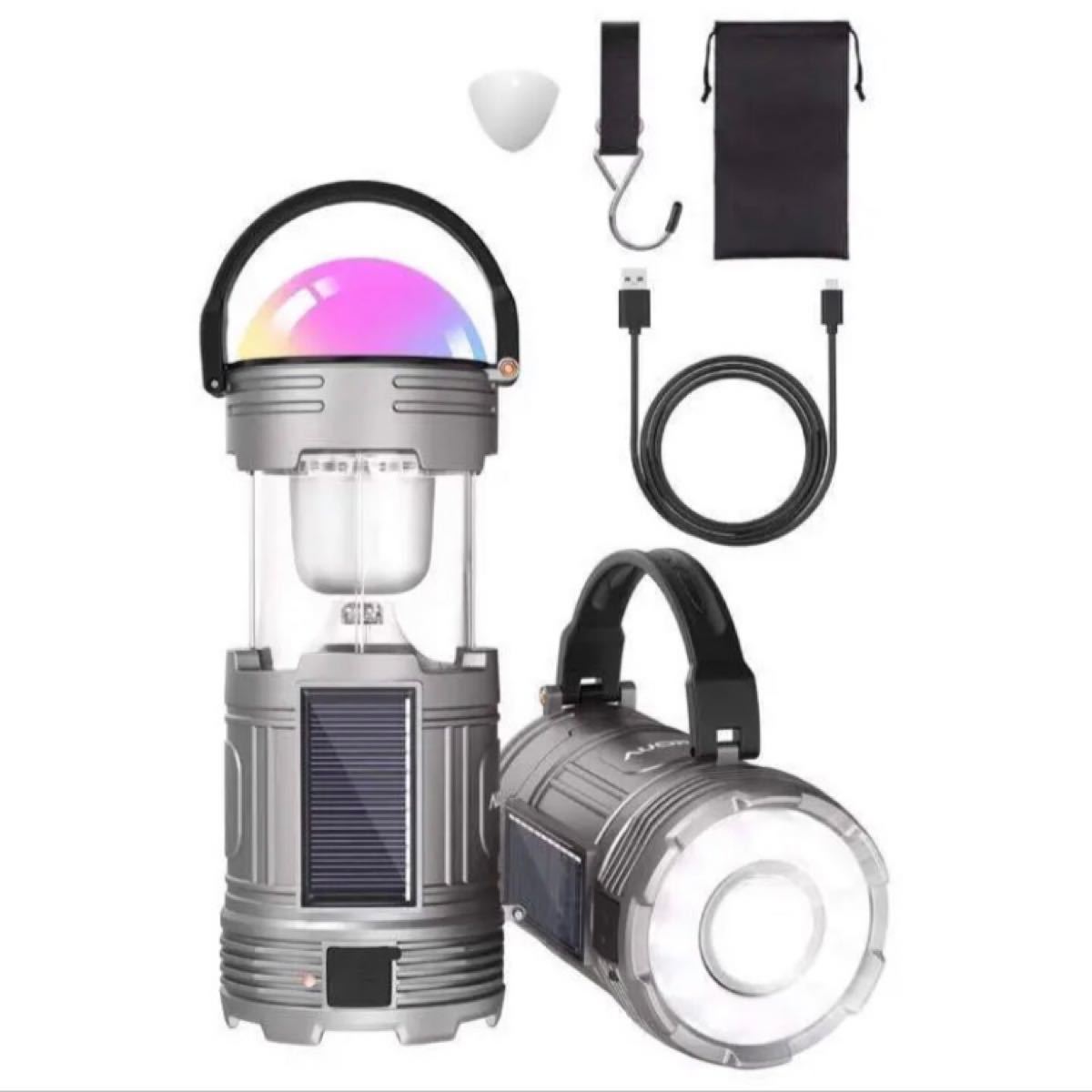 LEDランタン 懐中電灯 充電式 LEDライト USB充電 電池式