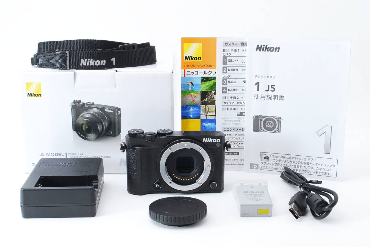 ☆極上美品☆ Nikon ニコン Nikon1 J5 ボディ ブラック J5BK 2081万