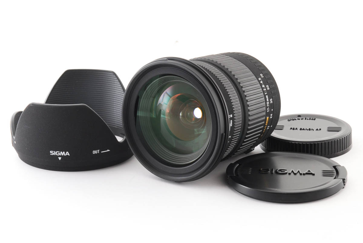 SIGMA 17-70mm F2.8-4.5 DC MACRO Canon キャノン フード付き | www
