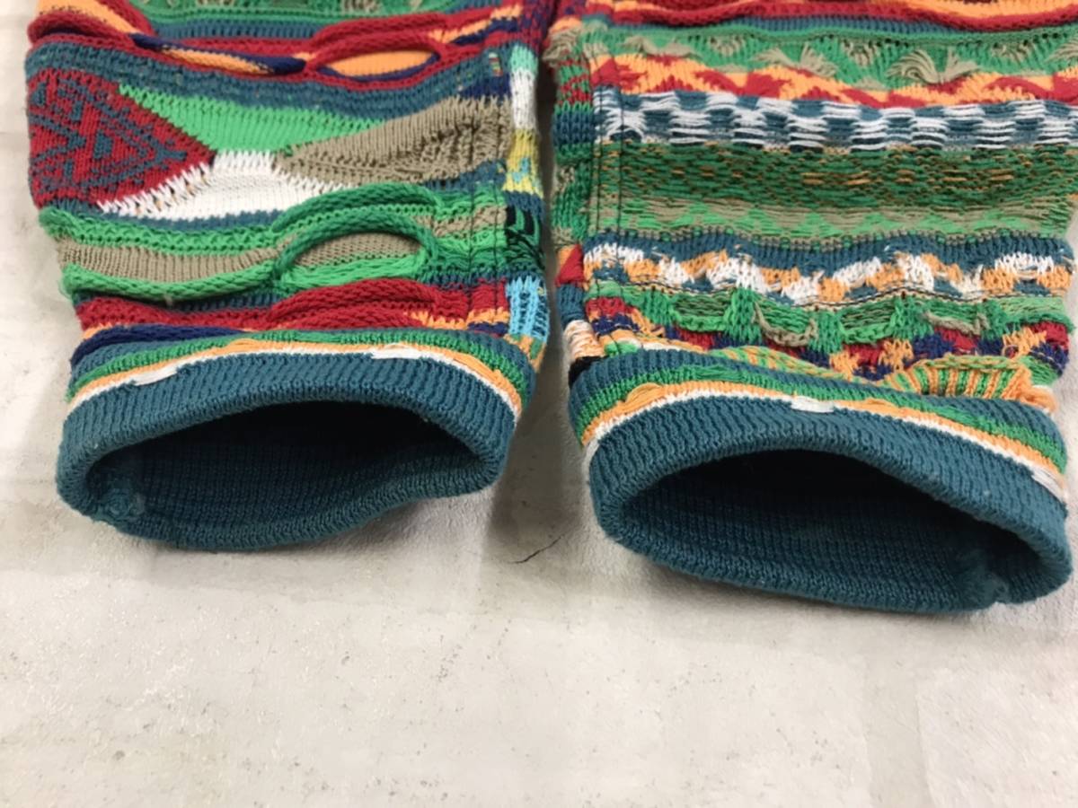 □90s クージー COOGI オーストラリア製 クルーネック コットン 3D