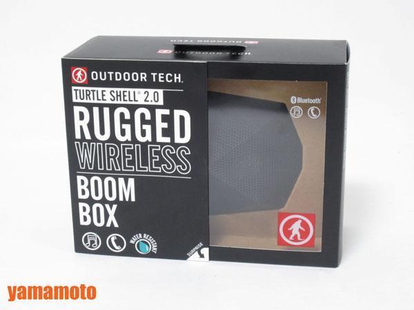 送料無料 OUTDOOR TECH ワイヤレス ポータブルスピーカー ブラック TURTLE SHELL2.0 RUGGED WIRELESS BOOM BOX 新品