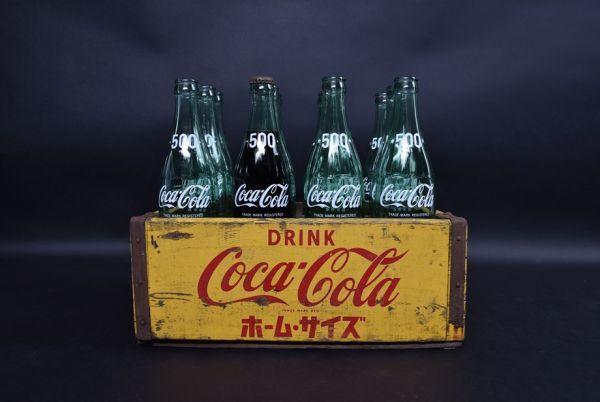 昭和レトロ コカ コーラ Coca-Cola ホーム サイズ 500ml アンティーク 