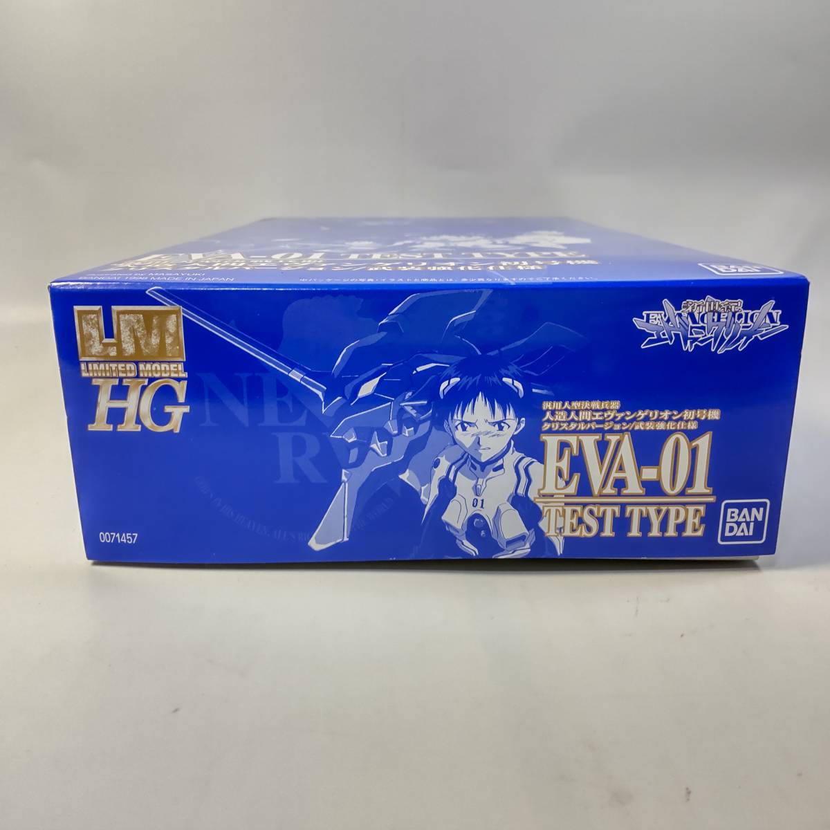 LM HG Evangelion Unit-01 crystal Ver.. оборудование усиленный specification ограничение Neon Genesis Evangelion Bandai вскрыть settled б/у не собран пластиковая модель редкость распроданный 