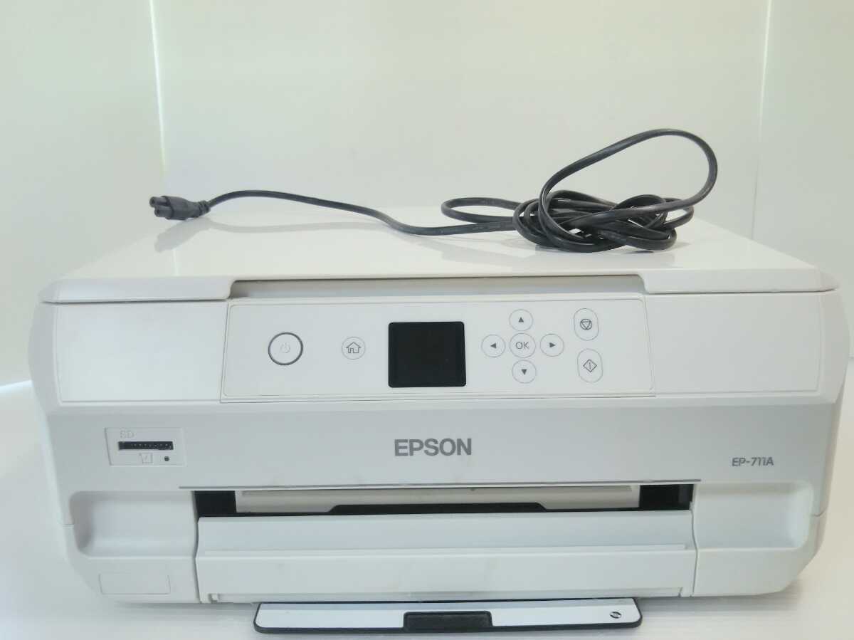 WA-21☆通電OK☆動作確認OK☆EPSON COLORIO プリンター EP-711A