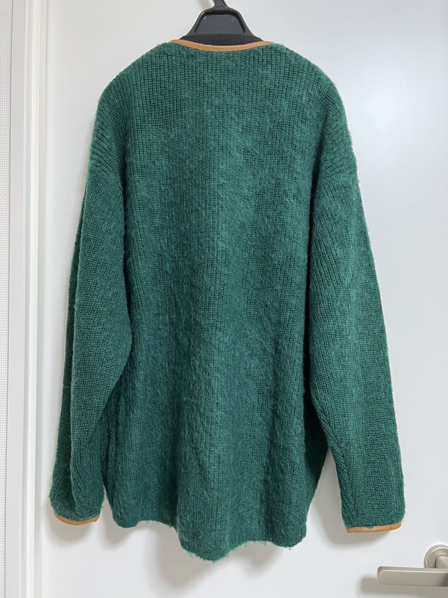 TODAYFUL piping knitted cardigan green 20211210