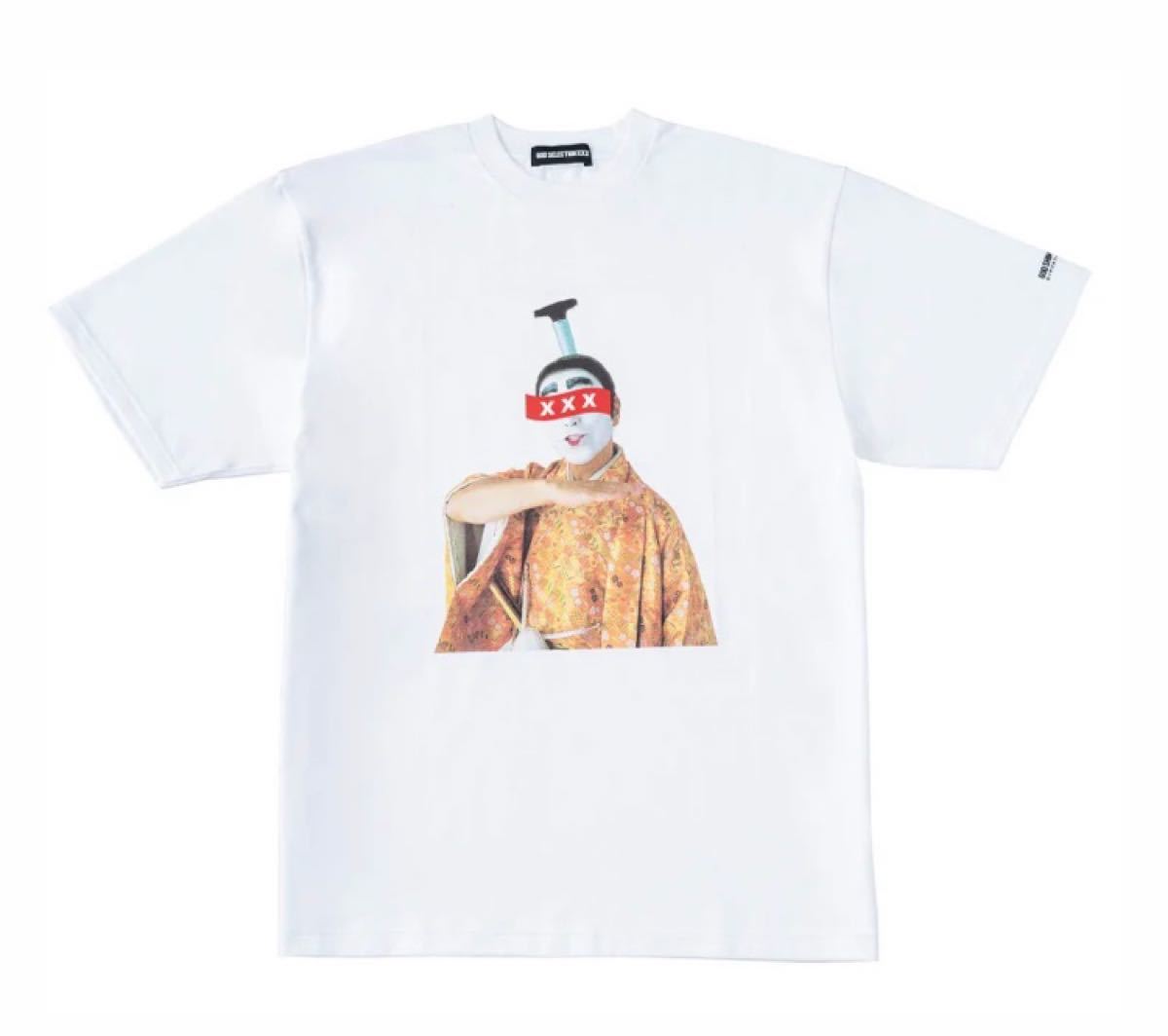 志村けん大爆笑展 ゴットセレクション バカ殿様 限定Tシャツ ホワイト