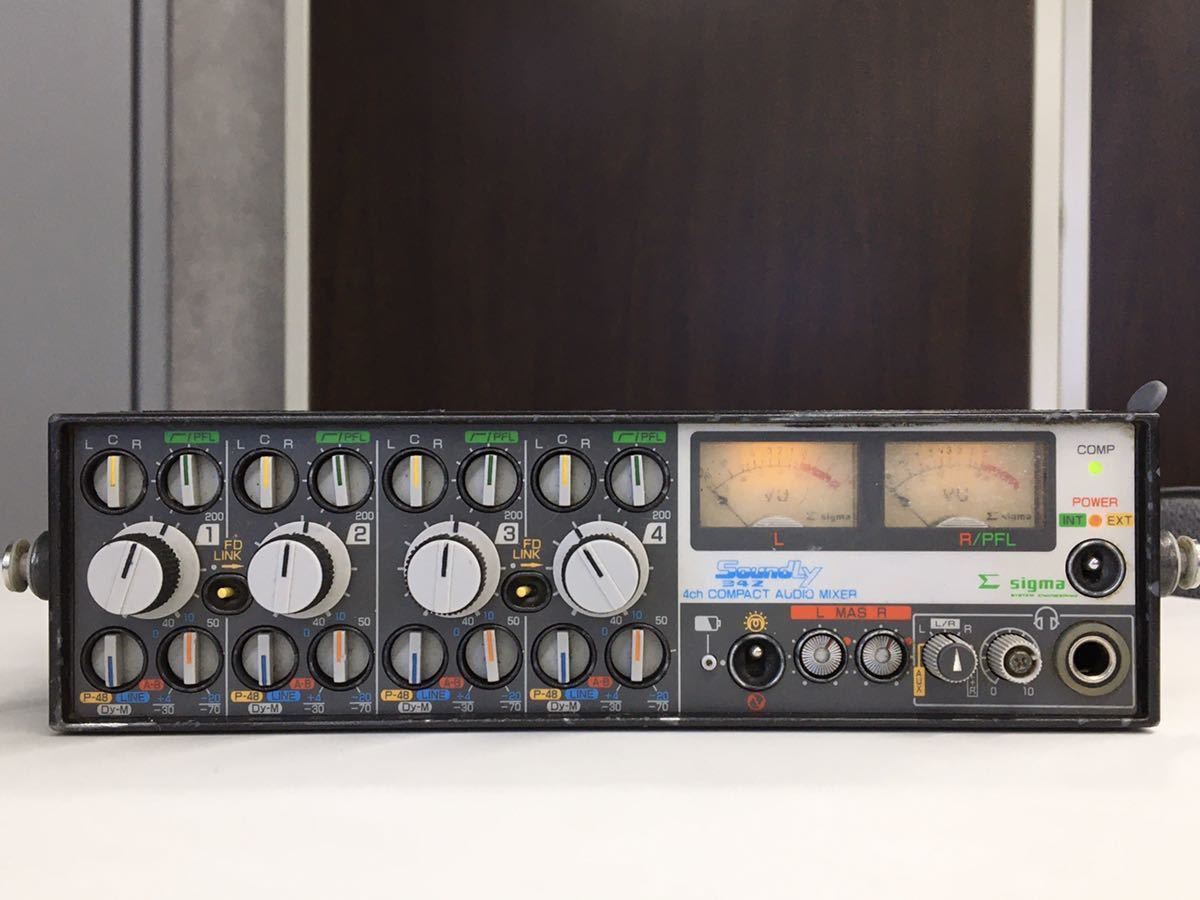 sigma Soundly SS-342 4ch コンパクトミキサー COMPACT AUDIO sigma Soundly SS-342 4ch コンパクトミキサー COMPACT AUDIO