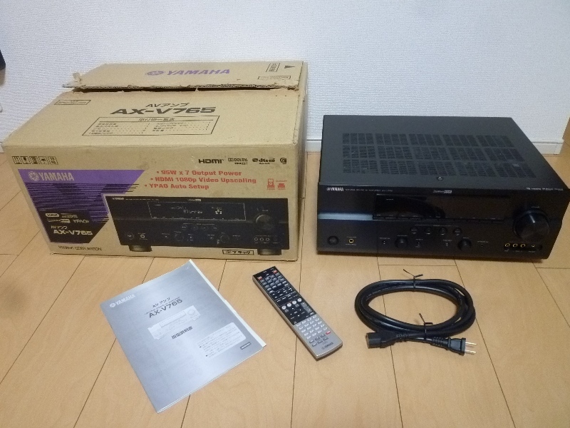 美品! YAMAHA ヤマハ AVアンプ AX-V765 リモコン付き! | bioimune.com.br
